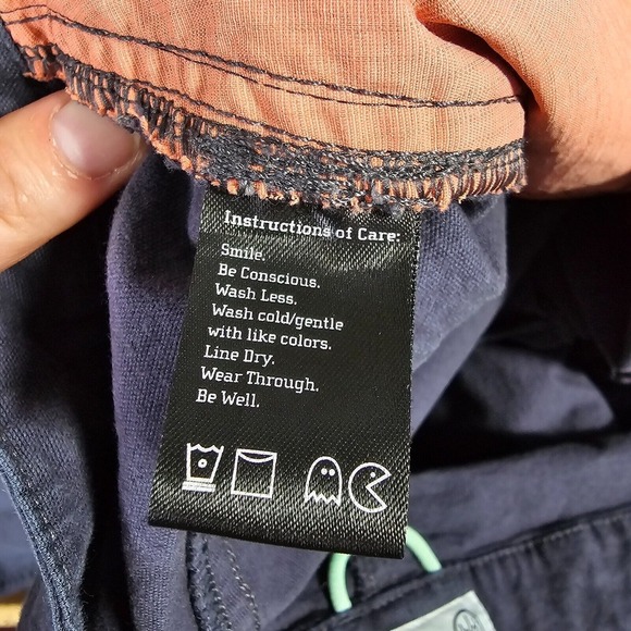 Flylow Ditch Pants Mens XL (35 x 32) Blue Canvas Chino HIking Outdoors - Picture 5 of 12